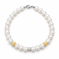 Bracciale Idee Preziose dal 1987 Donna in Oro bianco Perla IP.BK18M/1P